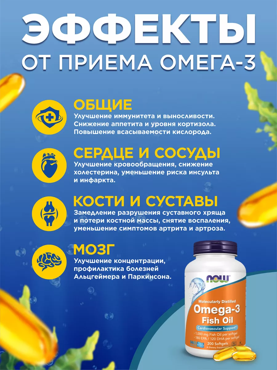 Омега-3 1000мг